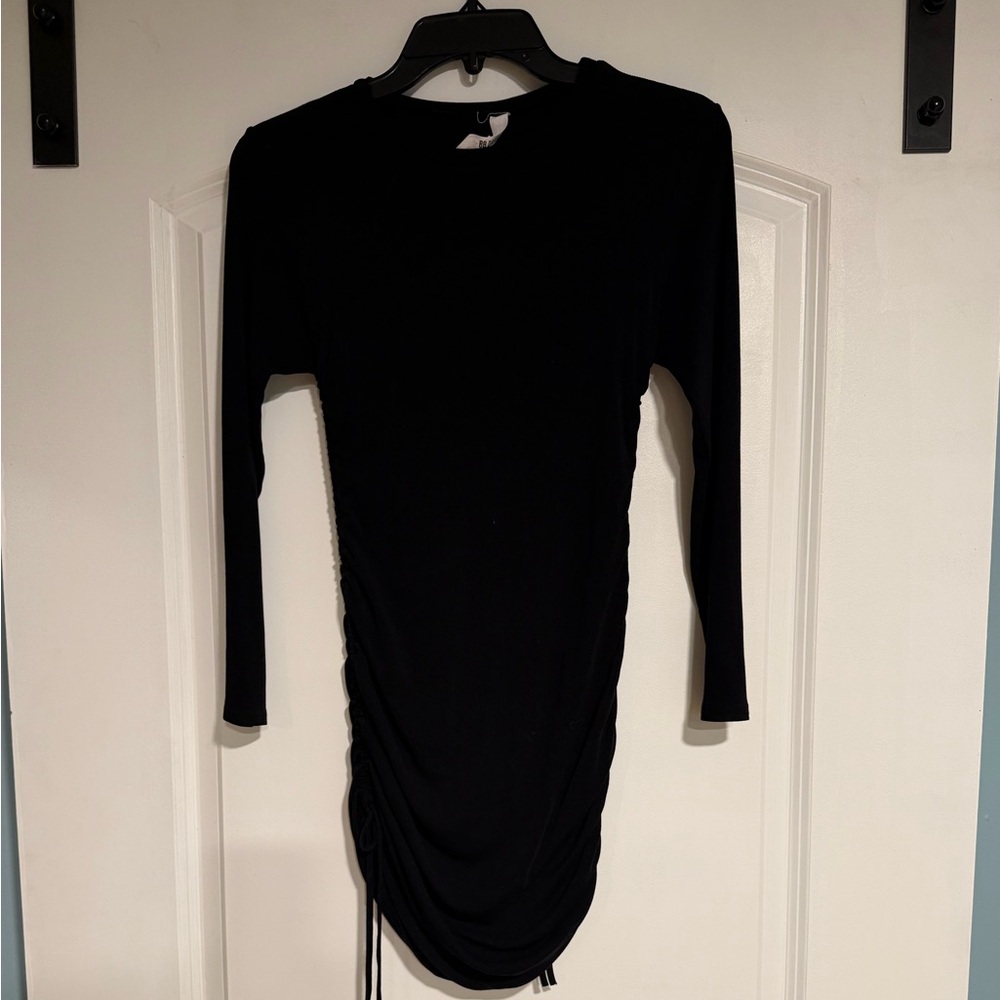 BB Dakota Black Ribbed Top